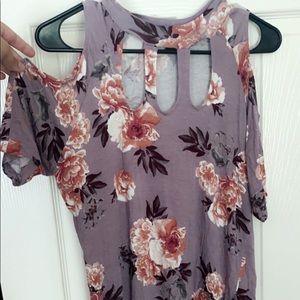 Super cute and soft floral top!